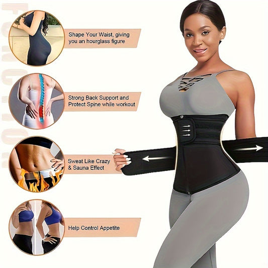 Alder & Thread | Women’s Adjustable Zipper Waist Trainer Belt – Tummy Control Shapewear