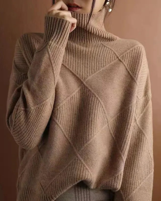 Alder & Thread | Denise | Sophisticated Turtleneck Sweater with Exquisite Details