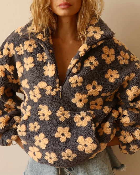 Alder & Thread | Daisy Bloom | Fleece Pullover