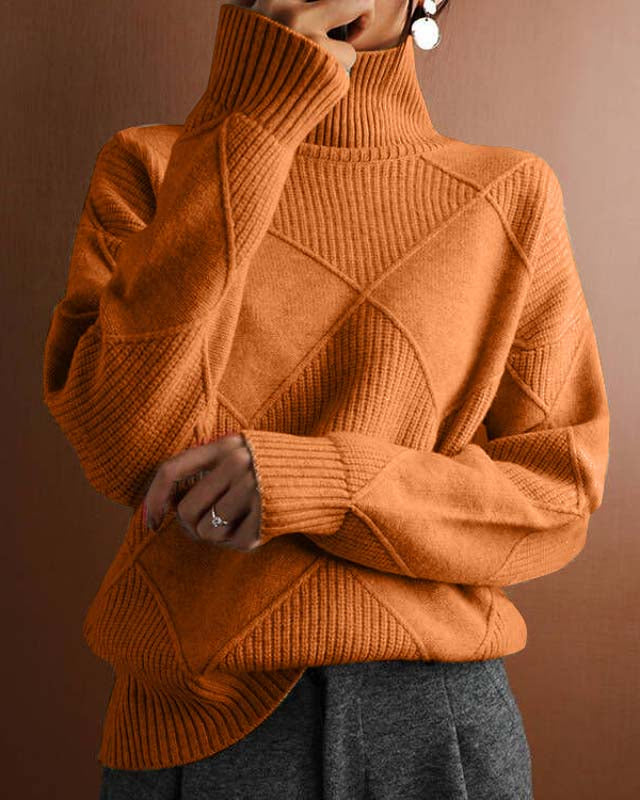 Alder & Thread | Denise | Sophisticated Turtleneck Sweater with Exquisite Details