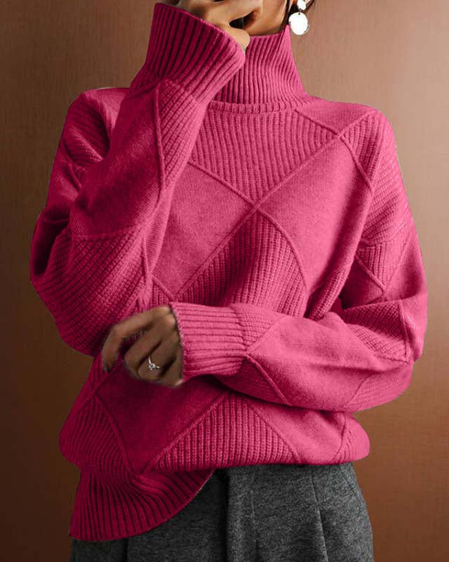 Alder & Thread | Denise | Sophisticated Turtleneck Sweater with Exquisite Details